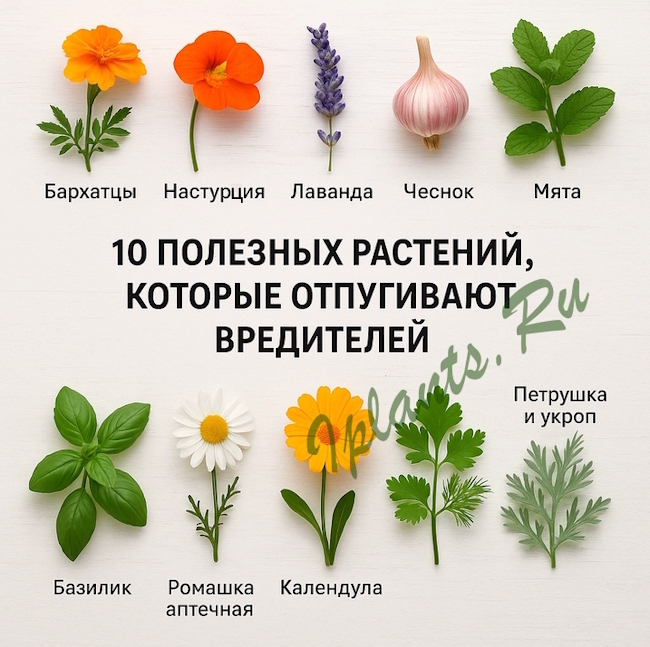 10 растений, отпугивающих вредителей