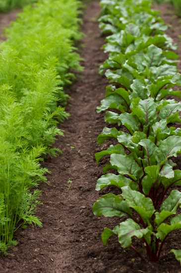 посевы моркови и свеклы