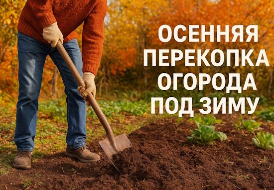 осенняя перекопка огорода