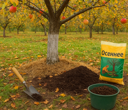 подкормка плодовых деревьев осенью