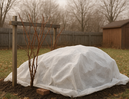укрытие винограда агроволокном