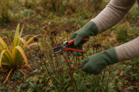 обрезка многолетников осенью