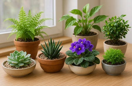 растения для неглубоких горшков в квартире